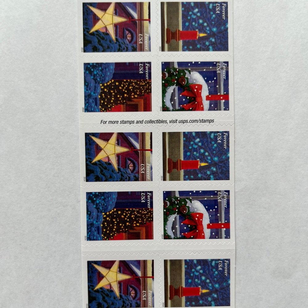 2016  First Class  New& Sealed Forever Stamp Contemporary Christmas